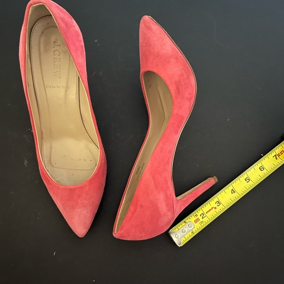 J. Crew Everly suede heels I Color: Pink I Size: 8.5 - Picture 4 of 6